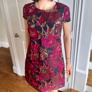 Sam Edelman Maroon Floral Dress